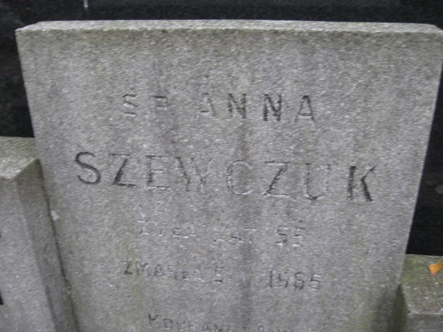 Anna Szewczuk 1909 Warszawa Ewangelicko-Reformowany - Grobonet - Wyszukiwarka osób pochowanych