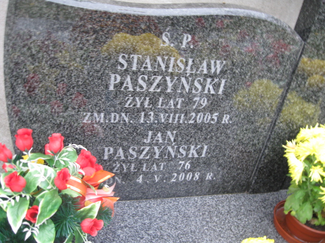 Stanisław Paszyński 1926 Warszawa Ewangelicko-Reformowany - Grobonet - Wyszukiwarka osób pochowanych