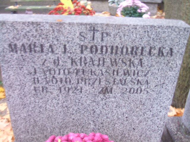 Maria Podhorecka 1921 Warszawa Ewangelicko-Reformowany - Grobonet - Wyszukiwarka osób pochowanych