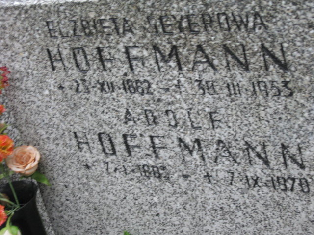 Elżbieta Hoffman 1862 Warszawa Ewangelicko-Reformowany - Grobonet - Wyszukiwarka osób pochowanych