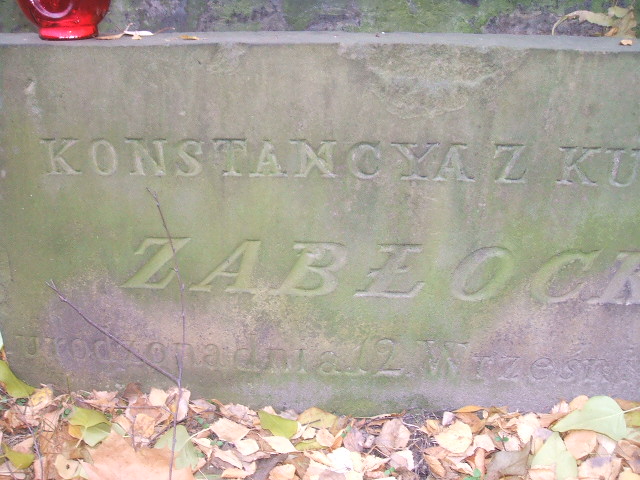 Konstancja Zabłocka Warszawa Ewangelicko-Reformowany - Grobonet - Wyszukiwarka osób pochowanych