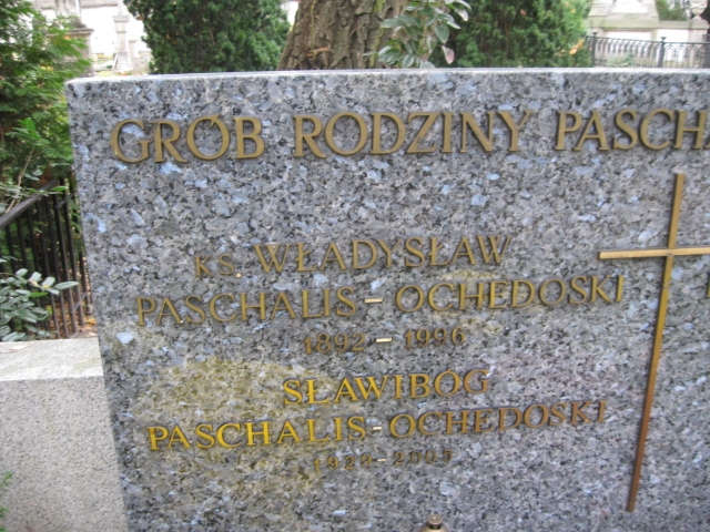Władysław Paschalis Ochedoski 1892 Warszawa Ewangelicko-Reformowany - Grobonet - Wyszukiwarka osób pochowanych