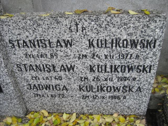 Jadwiga Kulikowska 1923 Warszawa Ewangelicko-Reformowany - Grobonet - Wyszukiwarka osób pochowanych